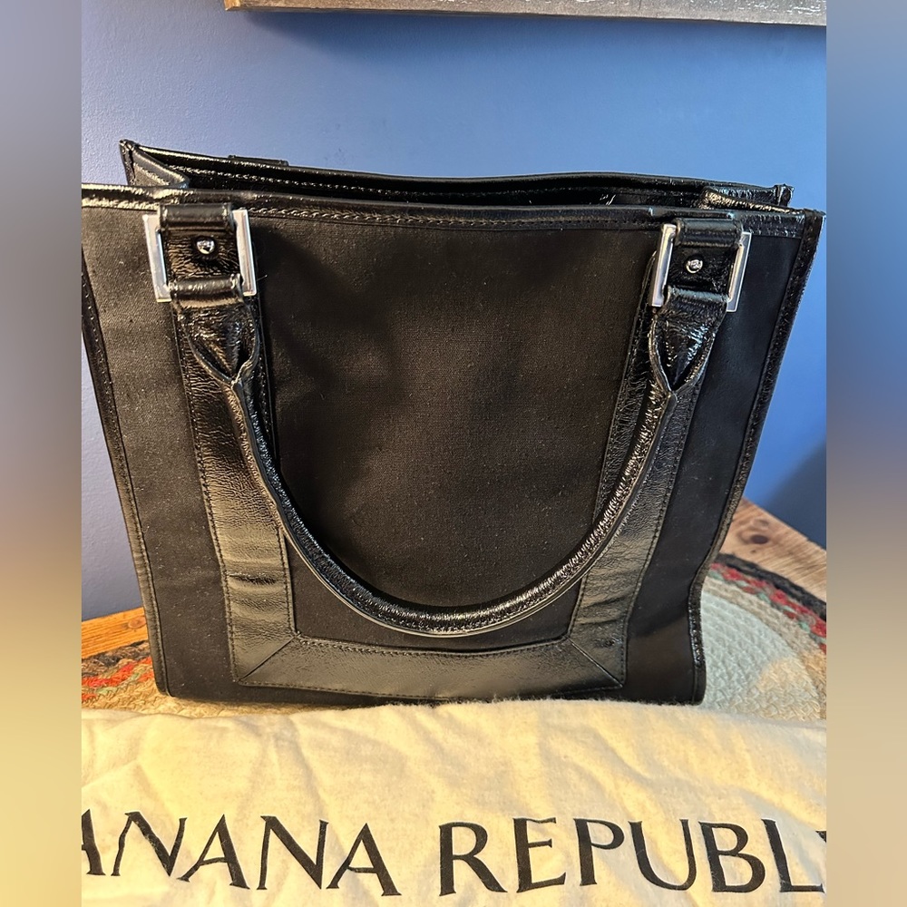 Banana Republic black satchel